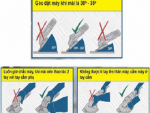 Hướng dẫn sử dụng máy mài góc đúng cách, an toàn