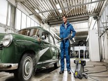 Sử dụng máy rửa xe cũ