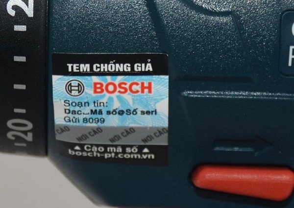 Chuyên gia Bosch mách bạn các cách nhật biết máy khoan Bosch chính hãng