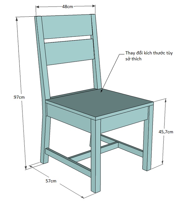 Mách Bạn Cách Làm Ghế Gỗ Đơn Giản Với Thanh Gỗ Và Máy Khoan