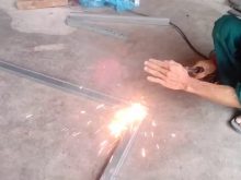 Cách hàn cửa sắt không bị cong vênh