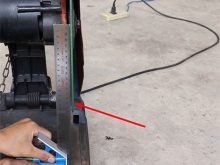 Cách chỉnh máy cắt sắt bị lệch