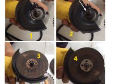 Thay lắp lưỡi máy cắt sắt cầm tay