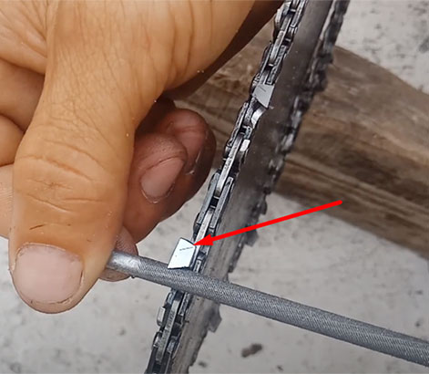 cách mài mắt xích