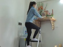 thang nhôm bàn thờ cho gia đình