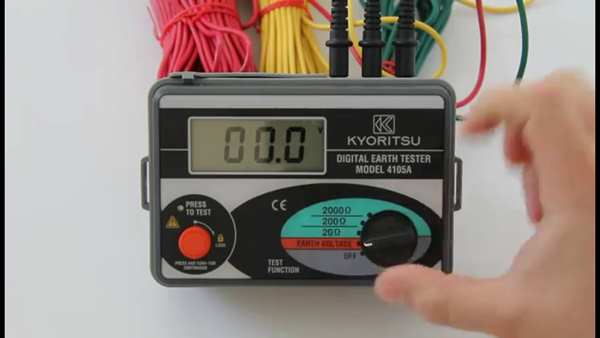 đánh giá máy đo điện trở đất Kyoritsu 4105A
