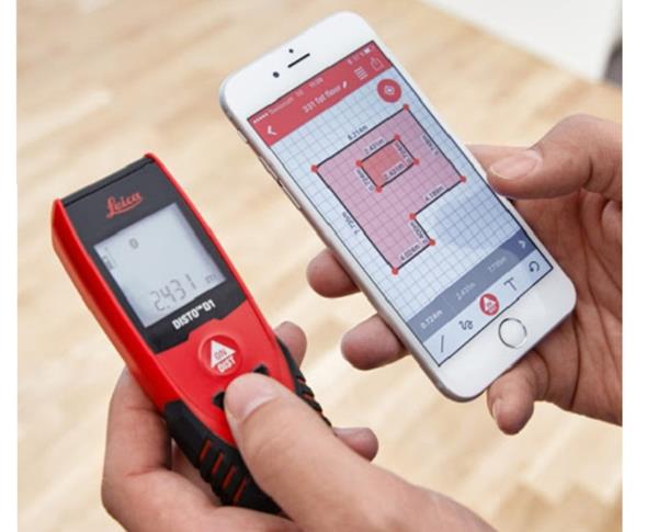 máy đo khoảng cách laser kết nối bluetooth