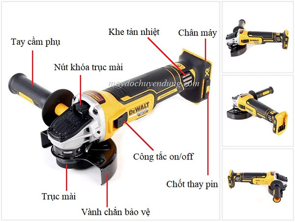 Máy mài góc không chổi than