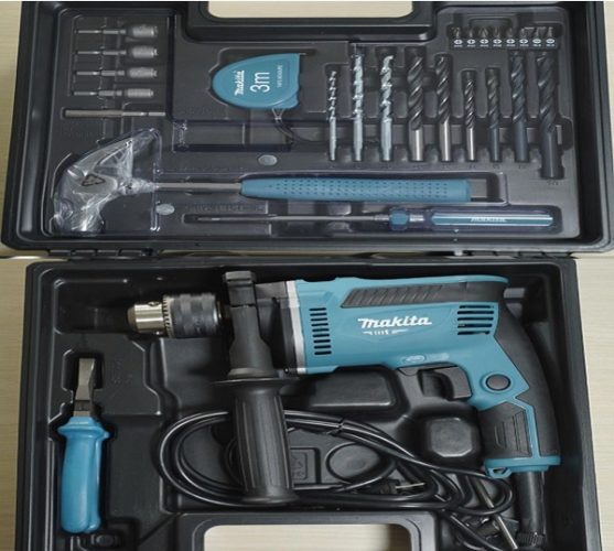 Bộ máy khoan búa Makita M8103KX2B dùng trong gia đình