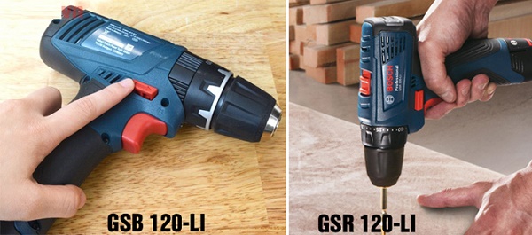 Bosch GSB 120-Li trang bị động cơ có búa khoan tường tốt