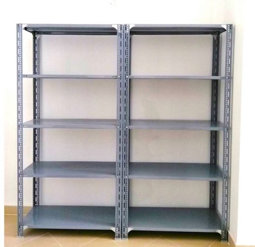 Kệ sắt v lỗ được hoàn thành