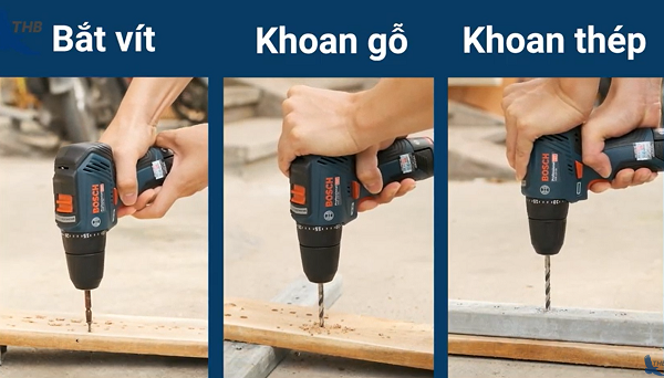 Khả năng khoan vượt trội với động cơ có búa