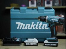 review máy khoan vặn vít dùng pin makita df457dwe 18v