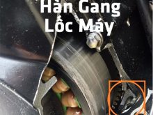 Cách hàn gang lốc máy