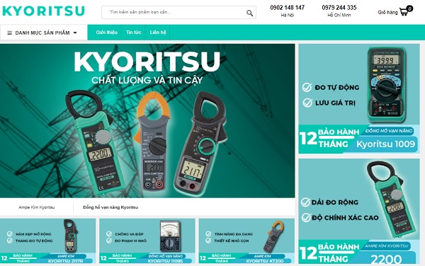 Đồng hồ đo điện trở cách điện Kyoritsu 3165 chính hãng giá rẻ