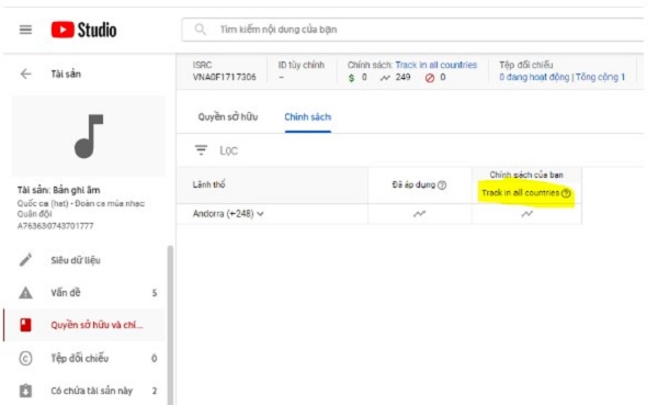 BH Media cho biết chỉ bật chế độ theo dõi với ca khúc "Tiến quân ca" chứ không kiếm tiền từ ca khúc này