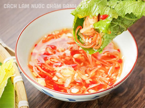 cách làm nước mắm chua ngọt ăn bánh xèo