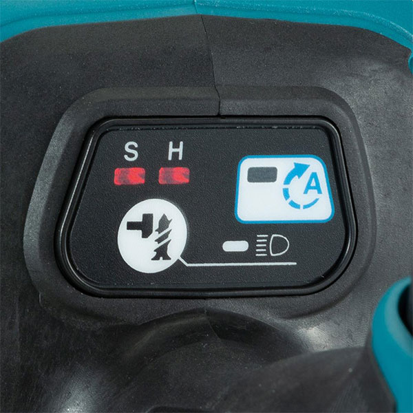 Makita DTD157Z hiển thị vạch báo pin và chế độ đang hoạt động