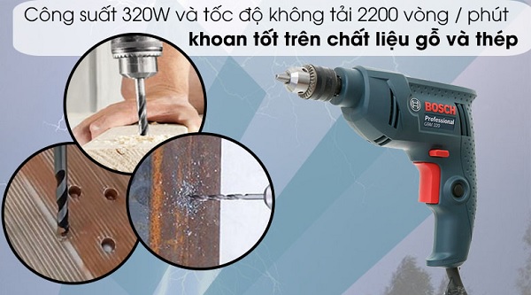 GBM 320 làm việc mạnh mẽ, linh hoạt