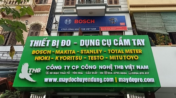 THB Việt Nam là đại lý Bosch chính hãng có chi nhánh tại TPHCM, Hà Nội