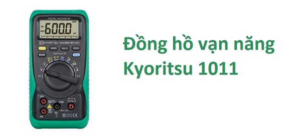 Đồng hồ vạn năng Kyoritsu 1011 nhỏ gọn, chắc chắn