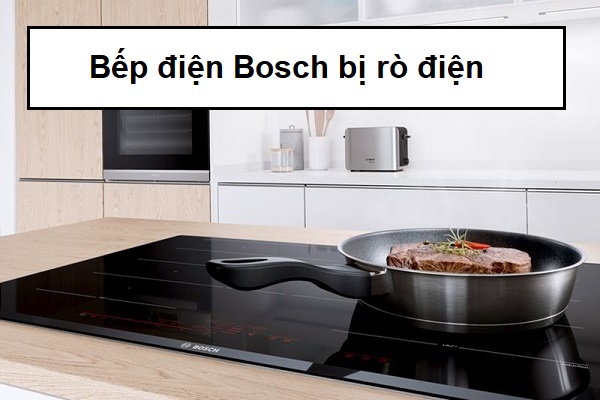 Bếp điện Bosch bị rò điện