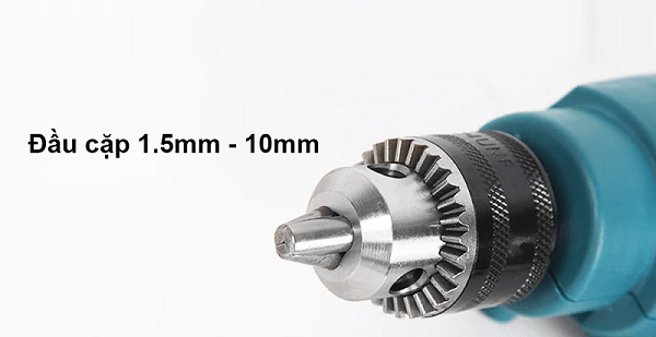 Thiết kế đầu kẹp 10mm