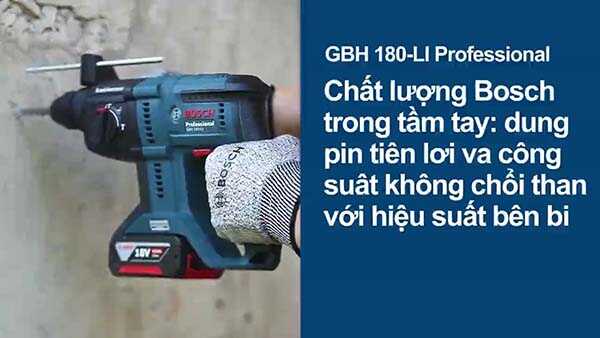 Máy khoan búa dùng pin Bosch GBH 18V-EC