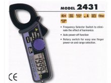 Tính năng của ampe kìm đo dòng rò 2431