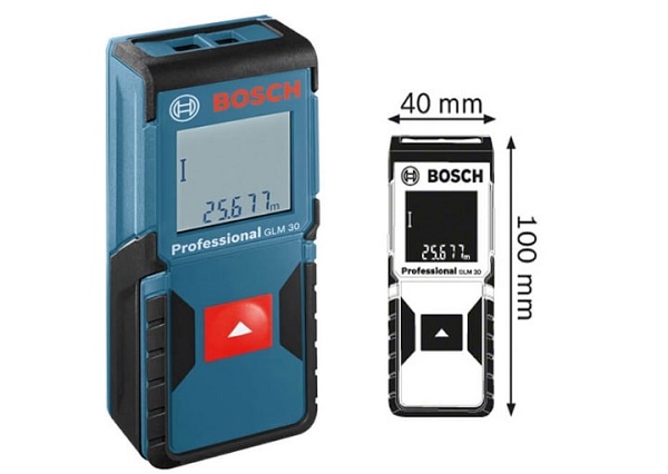 Bosch GLM 30 được thiết kế đơn giản 