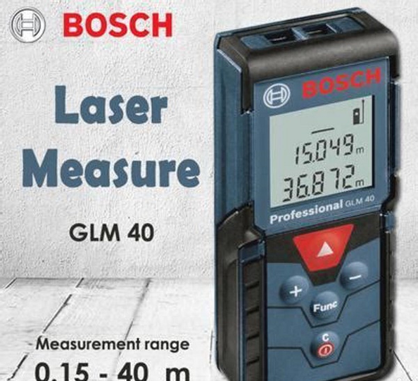 Bosch GLM 40 thích hợp cho công việc đo dân dụng