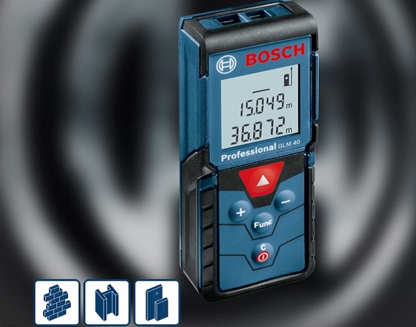 Máy đo khoảng cách Bosch GLM 40 độ chính xác cao