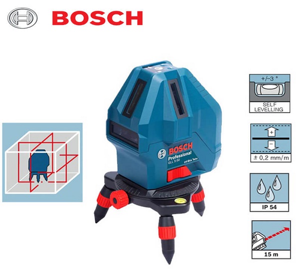 Máy cân mực Bosch GLL 5-50 X chất lượng cao