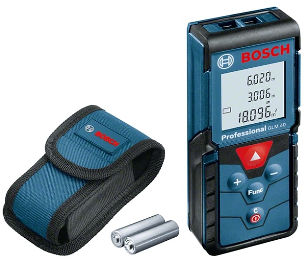 Máy đo khoảng cách Bosch GLM 40 thích hợp đo chuyên nghiệp