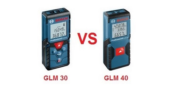 Hai máy Bosch GLM 30 và Bosch GLM 40 đến từ hãng Bosch