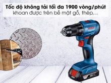 GSR 185-LI có thể làm việc trên gỗ, gạch,