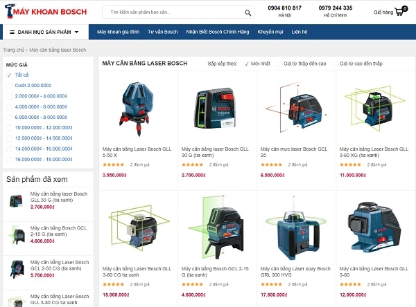 MaykhoanBossch.net phân phối các loại máy cân bằng chất lượng