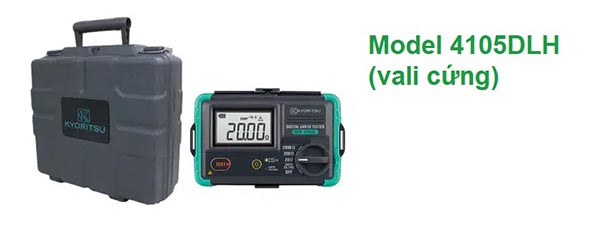 Kyoritsu 4105DL-H có thêm vali cứng