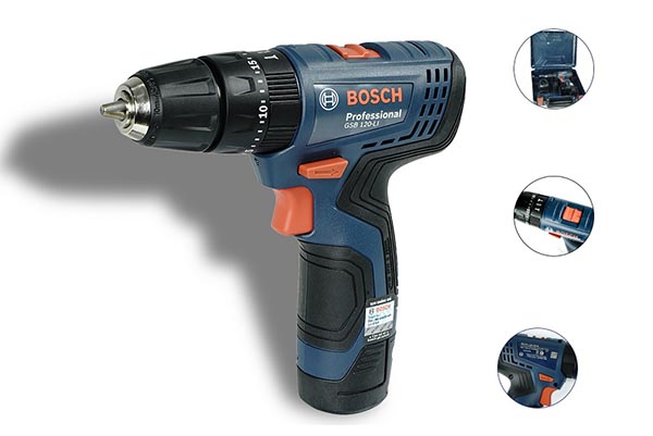 Bosch GSB 120-LI GEN II (1 pin + phụ kiện)
