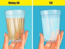 Quan sát màu sắc của nước để kiểm tra chất lượng nước