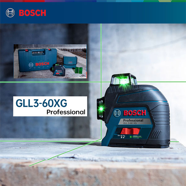 Máy cân bằng laser GLL 3-60 XG đến từ hãng Bosch