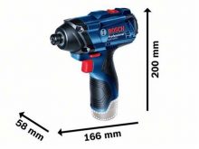Bosch GDR 120-LI chỉ khoảng 1.1 kg rất nhỏ gọn