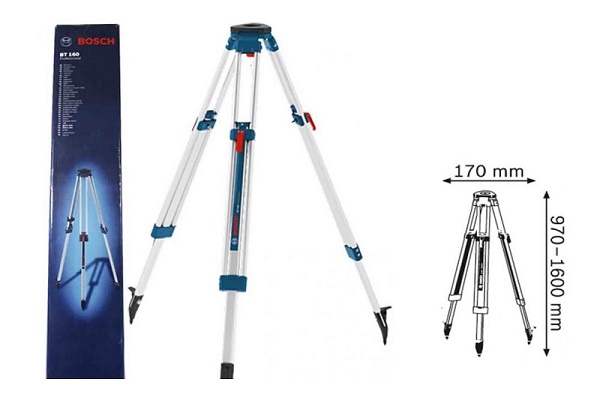 Chân máy thủy bình Bosch BT 160 nhỏ gọn
