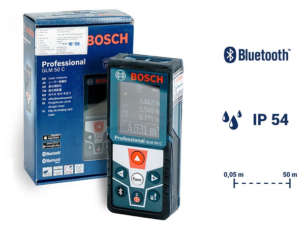 Bosch GLM 50 C thuộc hãng Bosch nổi tiếng