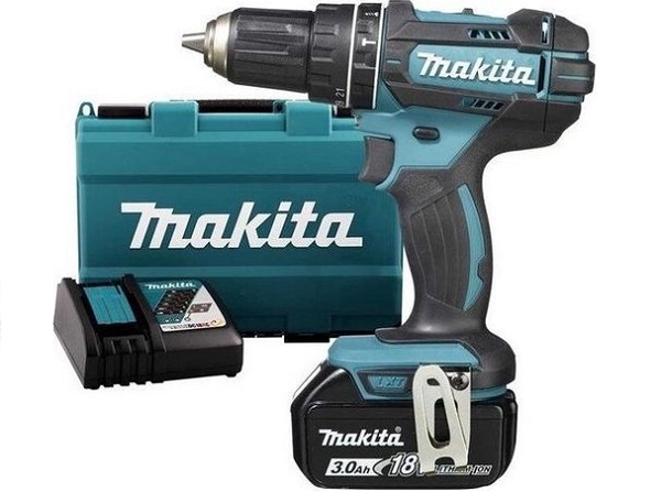 Bộ sản phẩm khoan pin Makita DHP482RFE chính hãng giá tốt