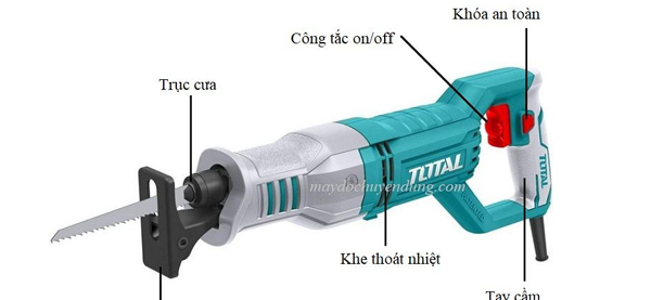 Hình ảnh máy cưa kiếm Total TS100806