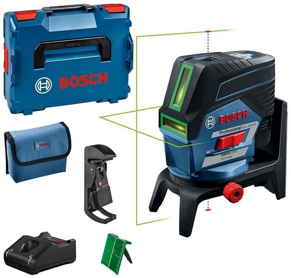 Bộ sản phẩm máy cân bằng laser Bosch GCL 2-50 CG