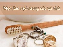 Cách làm sạch trang sức hiệu quả tại nhà