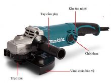 Cấu tạo của máy mài góc Makita 9067