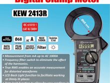 Đánh giá ampe kìm Kyoritsu 2413R đo dòng rò chính xác